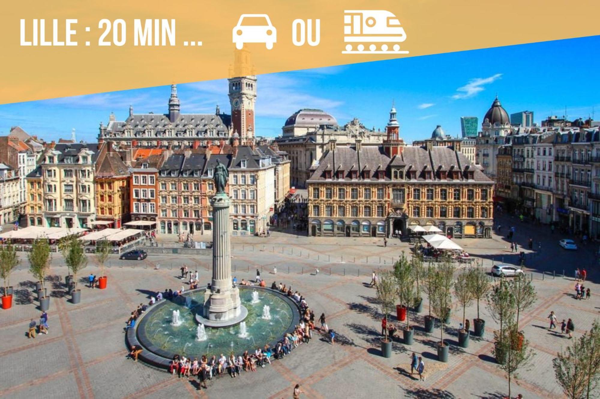 Gite Le Duplex - 5Min De La Gare Vers Lille-Lens-Arras Phalempin Εξωτερικό φωτογραφία